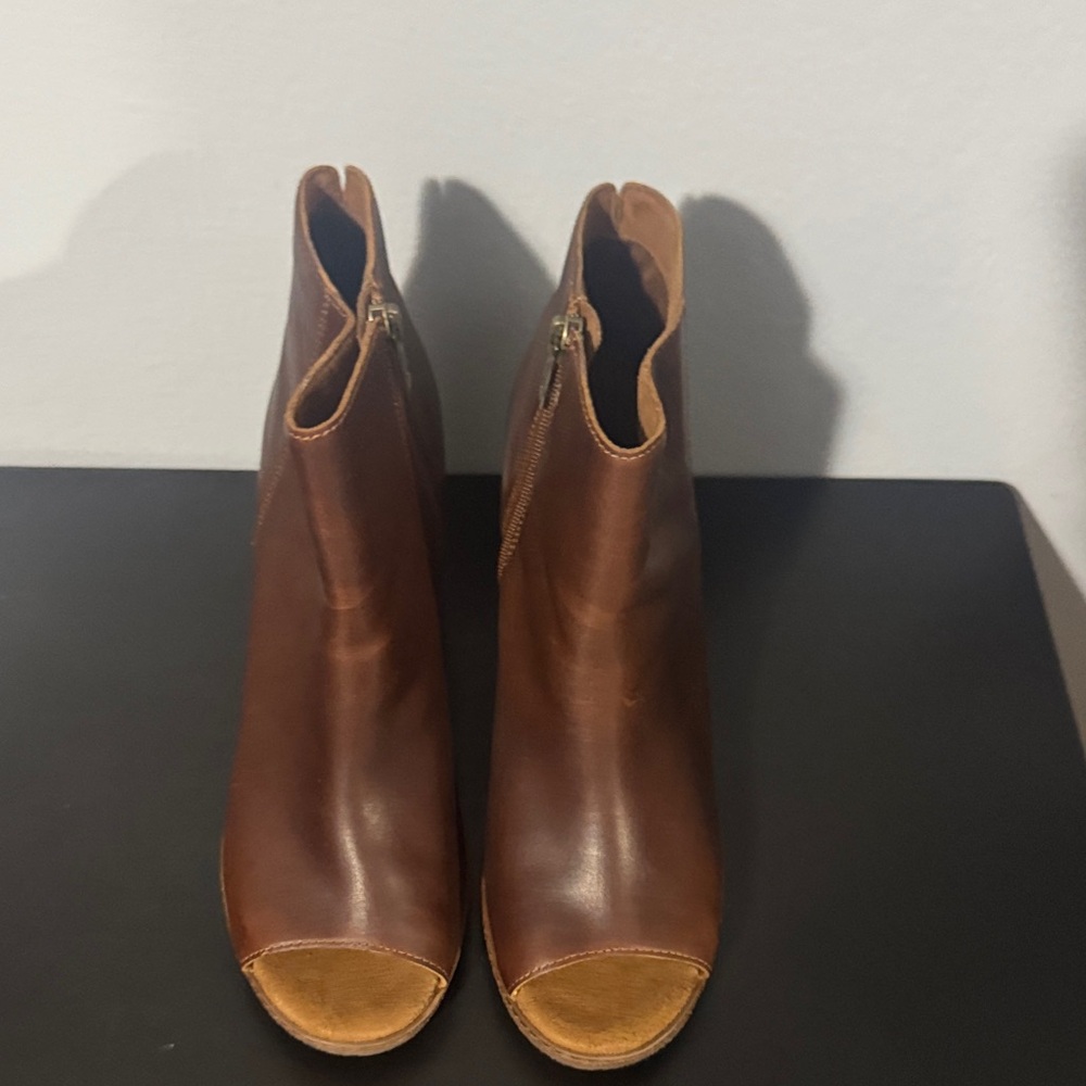 Timberland Brown Leather Ankle Booties